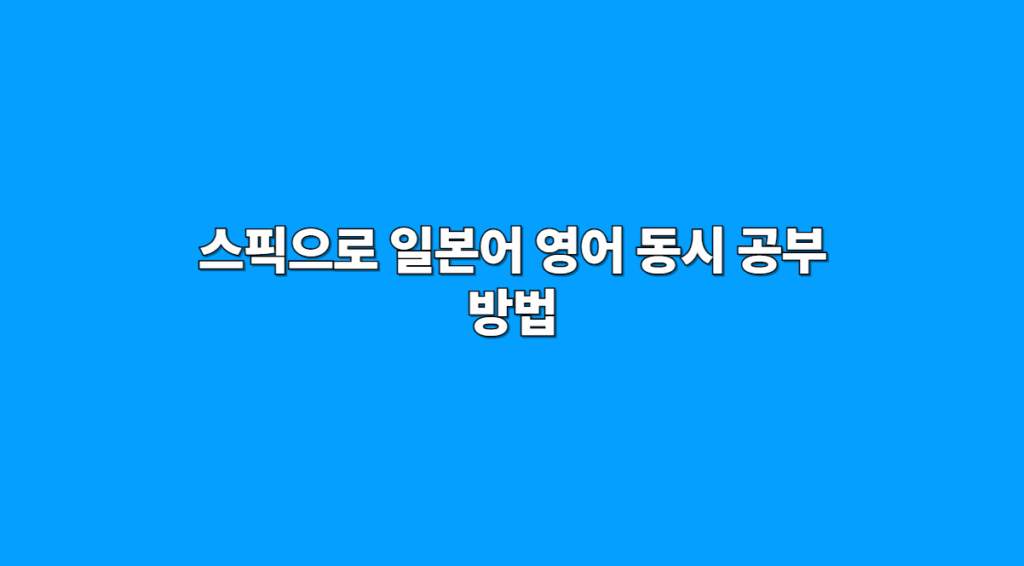 동시공부